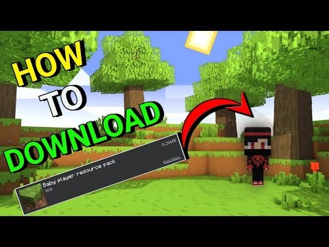 How to download Baby player resources pack #minecraft #gaming #trending #video