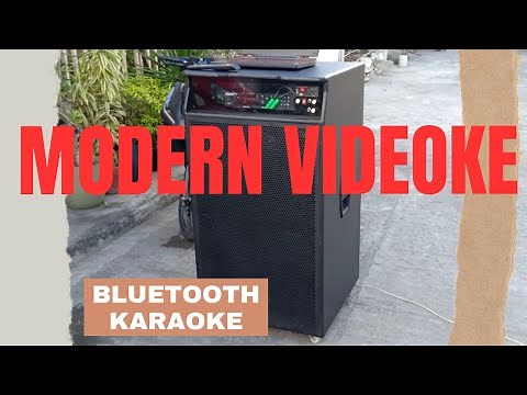 Modern Videoke Box: Party Box Karaoke, New Design, Bluetooth Karaoke, Videoke Machine New Concept,