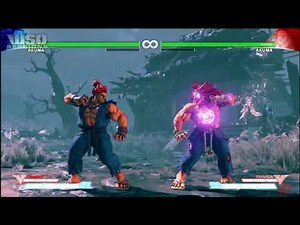 STREET FIGHTER V : Akuma showcase/gameplay