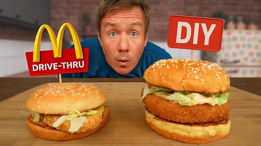 Homemade McDonald's McChicken Sandwich