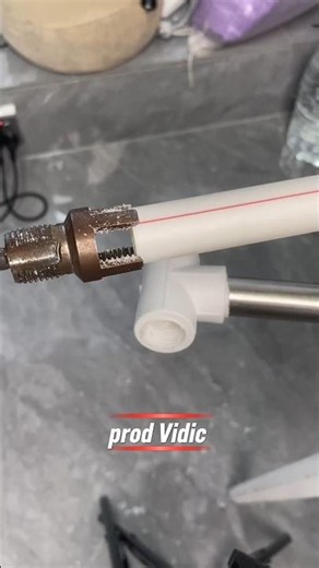 Pipe Internal Thread Tool | Drill-Mounted, Fast & Precise