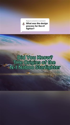 Naboo Fighter Art vs Final Design in Phantom Menace