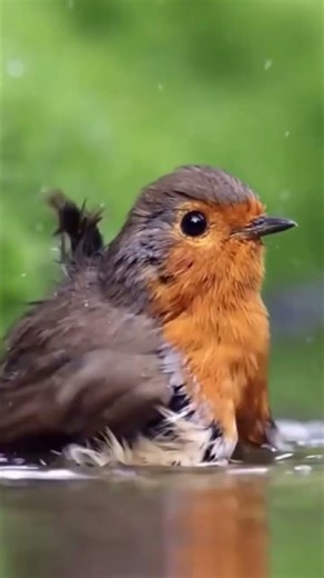 Birds Bathing on the river#shorts