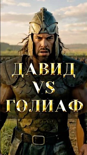 Давид vs Голиаф | мини фильм (1-я Царств 17) ⁉️ #библия
