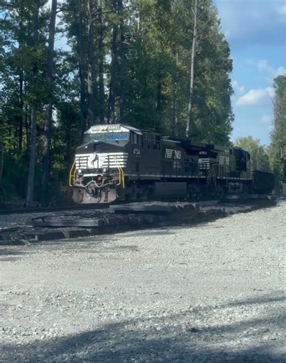 Norfolk Southern 4734 leading ???? North up the 3-B North District (R)