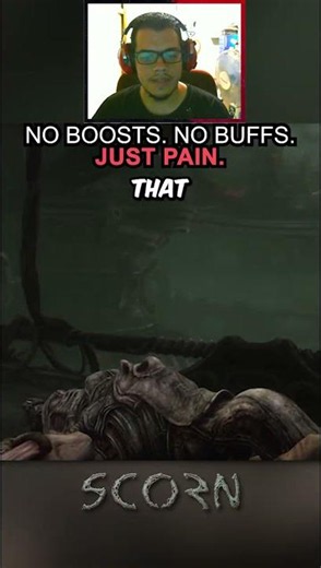 This game's only mechanic is SUFFERING 💀 #SCORN #indiehorror