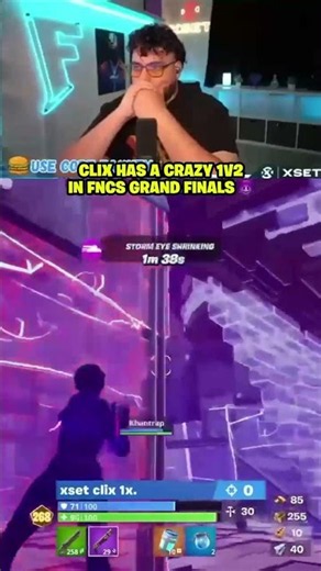 Clix has a CRAZY 1v2 in FNCS Grand Finals 🏆😈