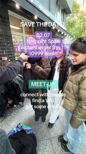 Das darfst du nicht verpassen! #event #berlin #meetup #connect