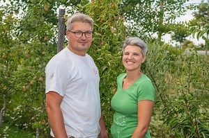 Alles Apfel bei Familie Leeb: "Das beliebteste bei uns ist einfach der frische Apfel."
