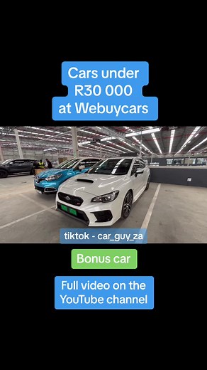 Affordable Cars Under R30 000 at Webuycars