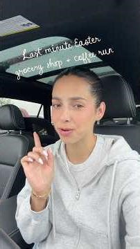 Last Minute Easter Grocery Run + Coffee ☕️🐰