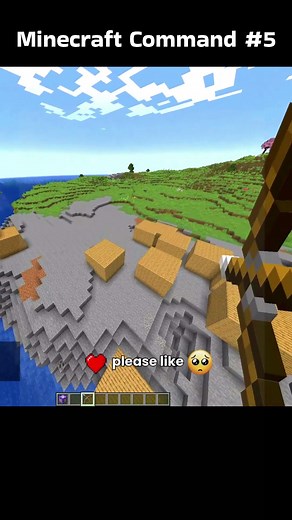 Arrow Cube🔥 Minecraft Commands pt.5 #minecraftshorts