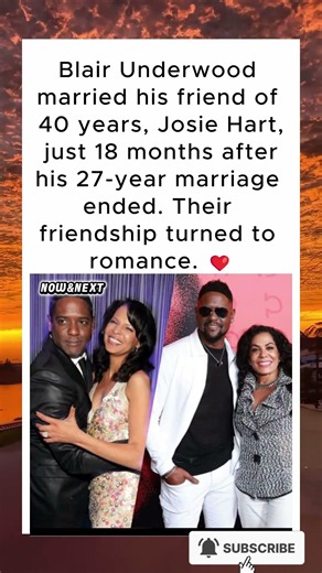 Blair Underwood Marries Friend of 40 Years After 27-Year Marriage Ends ❤️#shorts