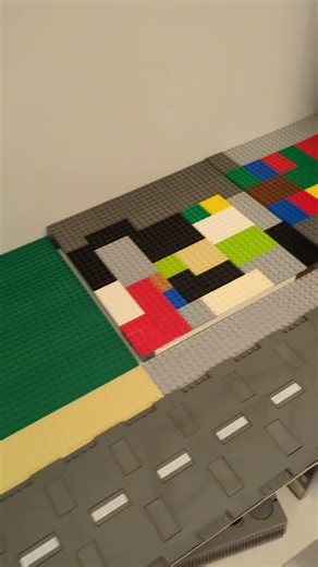 My LEGO Shelf City Begins! 🚧 Road Plates & First Layout #shorts