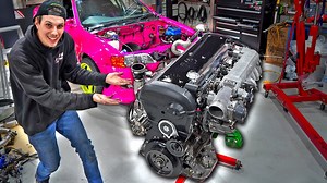 Rebuilding an Engine in 30 Minutes! - 1JZ-GTE Engine Rebuild Speed Run!