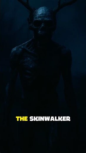 The Terrifying Legend of the Skinwalker 👀🌙 #skinwalker #CreepyLegends #horrorshorts