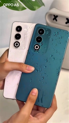 48K views · 485 reactions | The NEW OPPO A5 is here! From its stunning glowing back design ✨ to IP65 water & dust resistance, and a 5-year durable battery with 45W SUPERVOOC™ ⚡ — this is the smartphone built to shine AND last.  Stylish. Durable. Powerful. All in one. Get yours now!! #OPPOA5 #DurabilityChampion #OPPOAIPhone | OPPO | Facebook