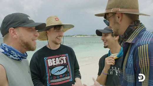 30K views · 517 reactions | Luke Tipple joins MrBeast and his crew in some sharktastic challenges in honor of this year’s #SharkWeek. Stream #MrBeastSharkChallenge NOW on Discovery GO: discovery.com/mrbeast | Discovery | Facebook