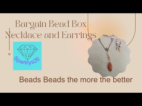 Bargain Bead Box Necklace and Earrings December 2025 Time Traveler