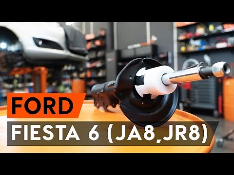 How to change a front shock strut on FORD FIESTA JA8 [TUTORIAL AUTODOC]