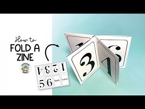 Folding a Zine • How to Fold an 8-Page Zine in Minutes!