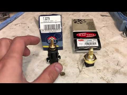 BMW E46 Petrol Engine Coolant Temperature Sensor 1 Location Replacement How To DIY 320 323 325 328