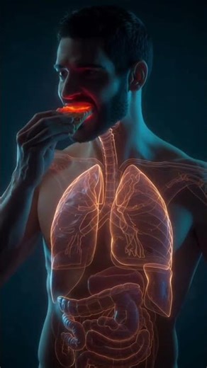 What Happens Inside Your Body After Eating a Maggi | Animation | Stomach AI Generated Art #asmr