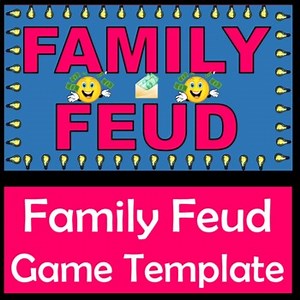 Family Feud Game (Easy to Modify for Your Class!)