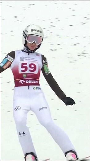 After disqualification Nika returns with a victory!✨ #fisskijumping #worldcupwisla