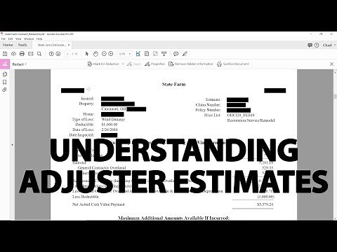 Breaking Down Insurance Adjuster Xactimate Estimates | Roofing