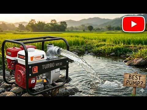 Turbomax Max WP 30 water pump installation and setup. 