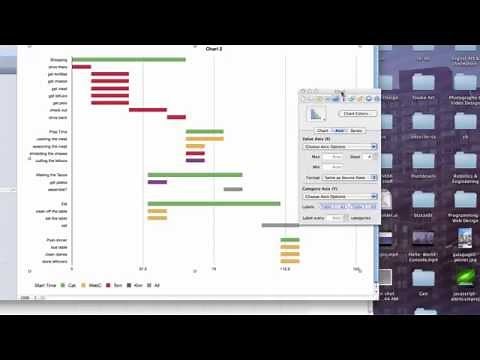 Create a Gantt Chart in Numbers '09