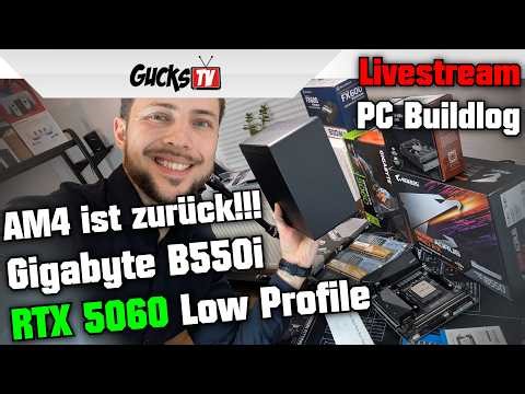 AM4 ist zurück!!! 💪😏 RYZEN 5600 & Gigabyte B550i feat. RTX 5060 Low Profile Backplate 🔴 SFF Buildlog