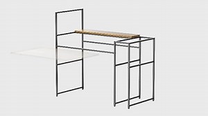 Watch Computer Desk with 4-Tier Storage Shelves on Amazon Live