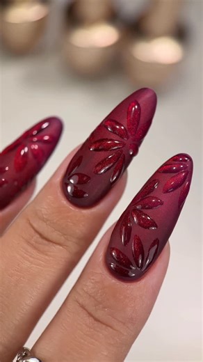 Katsiaryna ✨| NAIL ART | PAZNOKCIE | TUTORIALS | Moja wersja płatków-kwiatuszków ❄️+🌸 Z @makear.official •C18, top Matt velvet , no wipe top coat Code: NANANAILS -10% #snowflakes... | Instagram