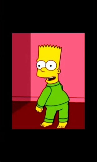Bart Simpson bailando The Simpsons 🍩 #simpsons