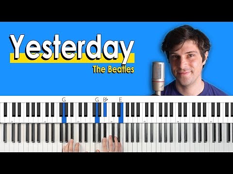 How To Play “Yesterday” by The Beatles [Piano Tutorial + Chord Chart]