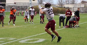 Early Virginia Tech Football Spring Practice Skill Position Notes