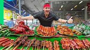 24 hours of fermented fish, raw crab, and fire-grilled offal in Laos