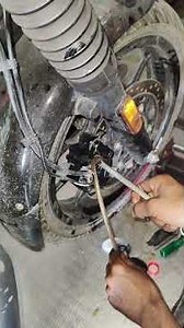 hunter brake repair front #jmtmotorcycles