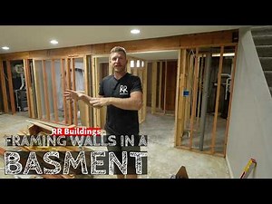 Framing Walls in a Basement #remodeling
