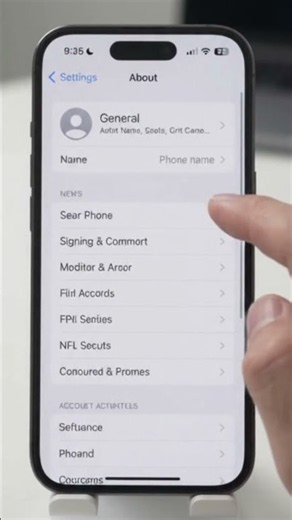 How to Change Your iPhone Name on iPhone 18 Pro 📱 #Shorts #iphone18pro #iostips #iphonetips