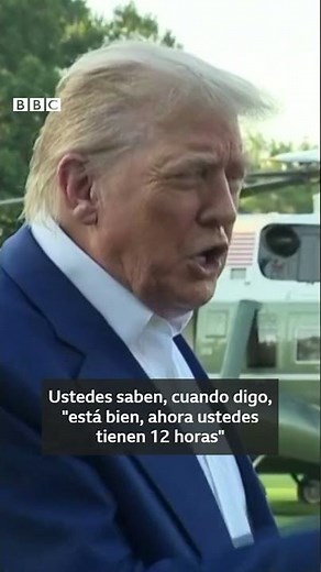 El presidente Trump arremete contra Israel e Irán por violar el alto el fuego | BBC Mundo