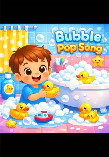 Bubble Pop Song 🫧 | Toddler Bath Time Song | Fun Baby Bath Routine Music. Make bath time fun, happy, and stress-free with this cheerful Bubble Pop Song for toddlers 🛁🫧 If your little one struggles with bath time, this playful toddler bath time song is perfect for turning your baby bath routine into a fun and exciting experience. With bubbly sounds, splash effects, and cute rubber ducks, this kids bath song helps create a positive bath routine for babies and preschoolers. This video is designe
