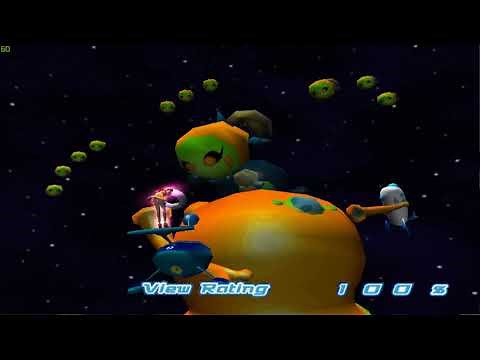 [PS2][Space Channel 5] Report 4 - Evila and Giant Evila final bosses fight (1080p)
