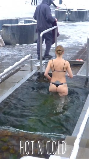 ❄️ Hot ICE ❤️ BAPTISM #2 🩵 WINTER SWIMMING in -15°C💦 EPIPHANY ❄️#ICEBATH #WINTERSWIM🥶
