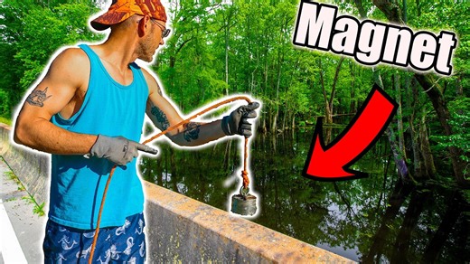 Exploring an Old Bridge with Magnet Fishing – What’s Beneath the Surface?