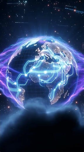 AI Controls the World Holographic Digital Earth Visualization PromptX