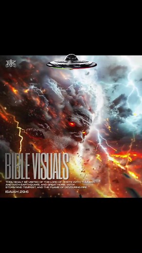 Isaiah 29:6 “Thou shalt be visited of the LORD of hosts with thunder, and with earthquake, and great noise, with storm and tempest, and the flame of devouring fire.” | Lazarus Ben Israel