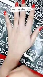 42K views · 306 reactions | Henna stencils  Stay away...